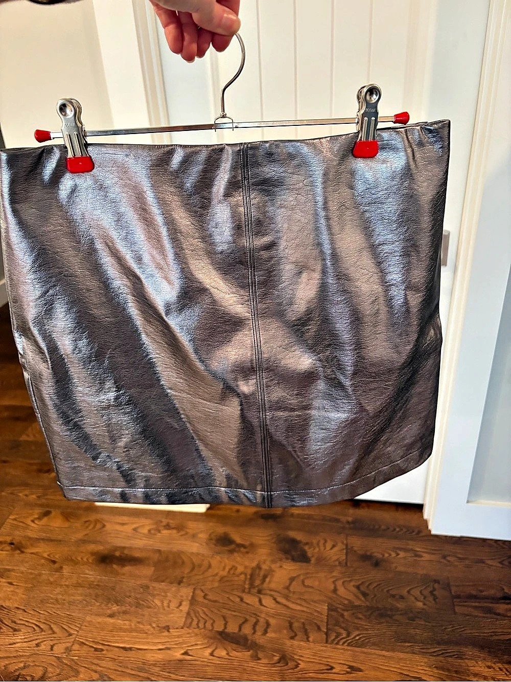 Hollister Metallic Mini Skirt Size Medium EUC
